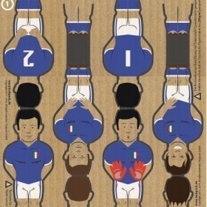 Mannschafts-Schablonen Tischfußball