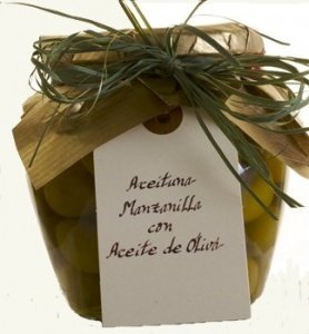 Manzanilla Oliven in nativem Olivenöl ex