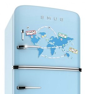 Mapnetic - magnetische Weltkarte