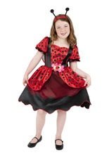 Marienkäfer Kinder-Kostüm, rot-schwarz