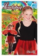 Marienkäfer Kostüm-Set für Kinder rot-sc