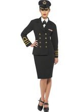 Marine Offizierin Kapitänin Damenkostüm 