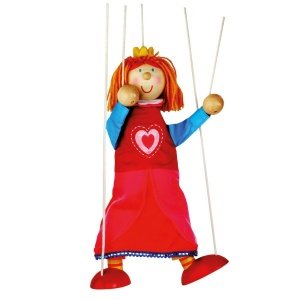 Marionette Prinzessin von Bino Holzspiel