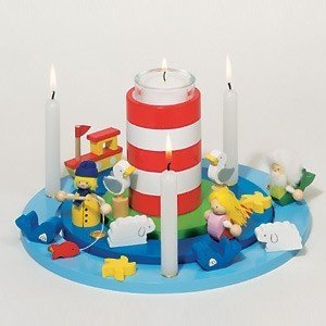 Maritimer Geburtstagskranz aus Holz