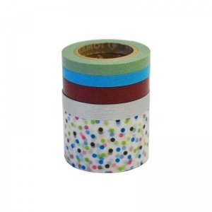 Masking Tapes Krepppapier Punkte-Set 