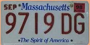 Massachusetts Kfz-Kennzeichen