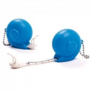 Maßband 39 Inch Snail blau
