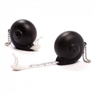 Maßband 39 Inch Snail schwarz