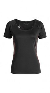 Material-Mix Funktions T-Shirt