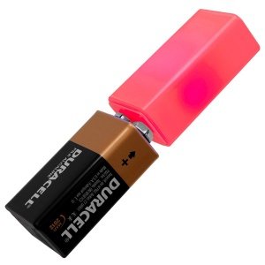 Mathmos 9 Volts Battery Light (Rot)