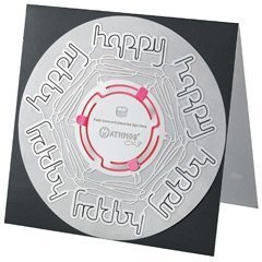 Mathmos Candle Card Happy Happy