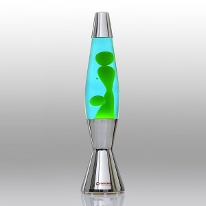 Mathmos Lavalampe Astro Baby blau-gruen