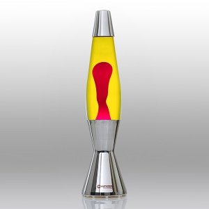 Mathmos Lavalampe Astro Baby gelb-rot