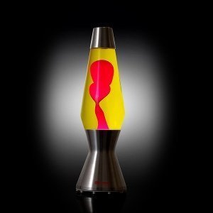 Mathmos Lavalampe Astro gelb-rot