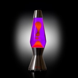 Mathmos Lavalampe Astro violett-orange