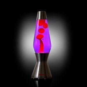 Mathmos Lavalampe Astro violett-rot