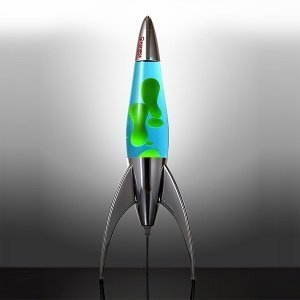 Mathmos Lavalampe Telstar blau-gruen