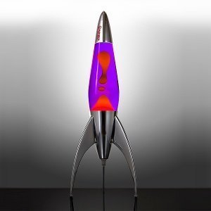 Mathmos Lavalampe Telstar violett-orange