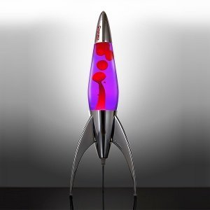Mathmos Lavalampe Telstar violett-rot