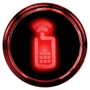 Mathmos Light Badge (Rot)