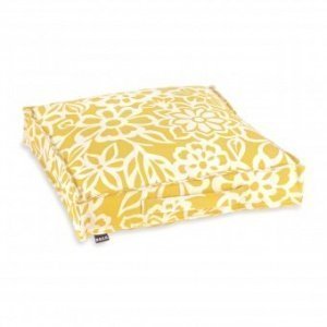 Matratzenkissen Outdoor Puebla gelb-flor