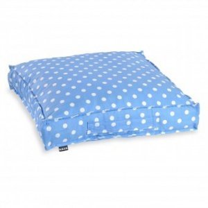 Matratzenkissen Punkte hellblau
