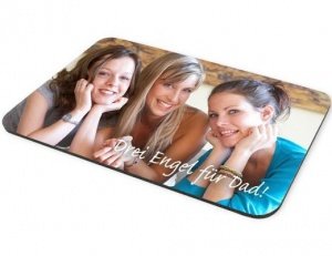 Maus-Unterlage mit Foto