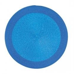 maya - Tischset rund Blau