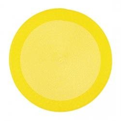 maya - Tischset rund Gelb