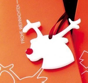 _ MERRY CHRISTL! Weihnachtskarte RENDEER