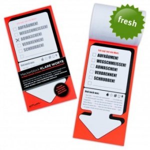 Meckerblock Klare Worte