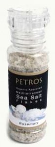 Meersalzflocken Rosmarin in der Mühle, 4