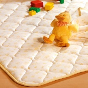 Mehrzweck-Kinderdecke wß/gelb