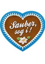 Mei-Schee Trachten Brillenputztuch blau