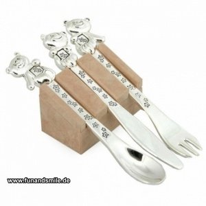 Mein 1. Besteck mit Bärchen - Versilbert