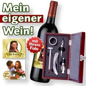 Mein eigener Foto-Bordeaux (1 x 0,75 l) 