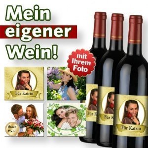 Mein eigener Foto-Bordeaux (3 x 0,75 l)