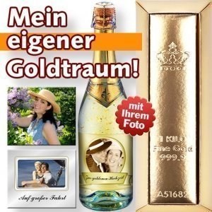 Mein eigener Foto-Goldtraum (0,75 l) in 