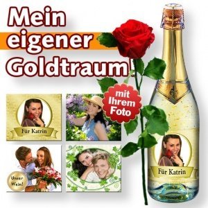 Mein eigener Foto-Goldtraum (0,75 l) und