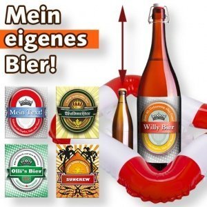 Mein eigenes Bier (3 Liter) und Bierschw