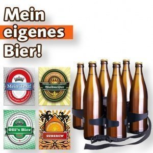 Mein eigenes Bier (6 x 0,5 l) und Biergü