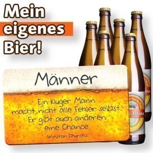 Mein eigenes Bier (6 x 0,5 l) und Frühst