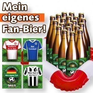 Mein eigenes Fan-Bier (20 x 0,5 l) und B