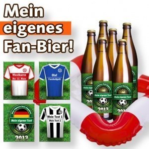 Mein eigenes Fan-Bier (6 x 0,5 l) und Bi