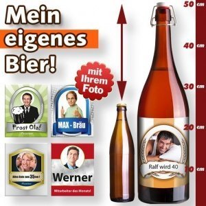 Mein eigenes Foto-Bier (3 Liter)
