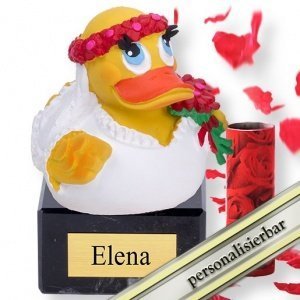 Meine Quietscheente Braut und Rosenfeuer