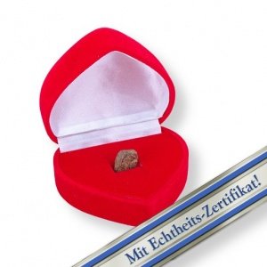 Meine eigene Sternschnuppe in roter Herz