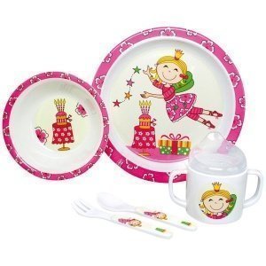 Melamin Essgeschirr Set Fee - 5 teilig  