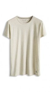 Melange T-Shirt aus Baumwoll Jersey