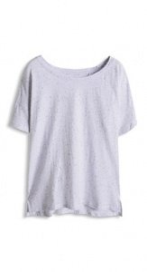 Meliertes Shirt mit A-Linie